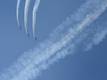 air show over beach